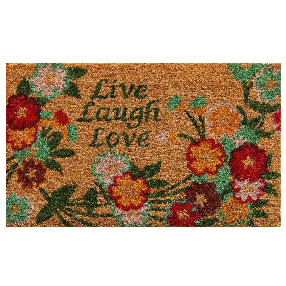 Home More Live Laugh Love Door Mat 17 In X 29