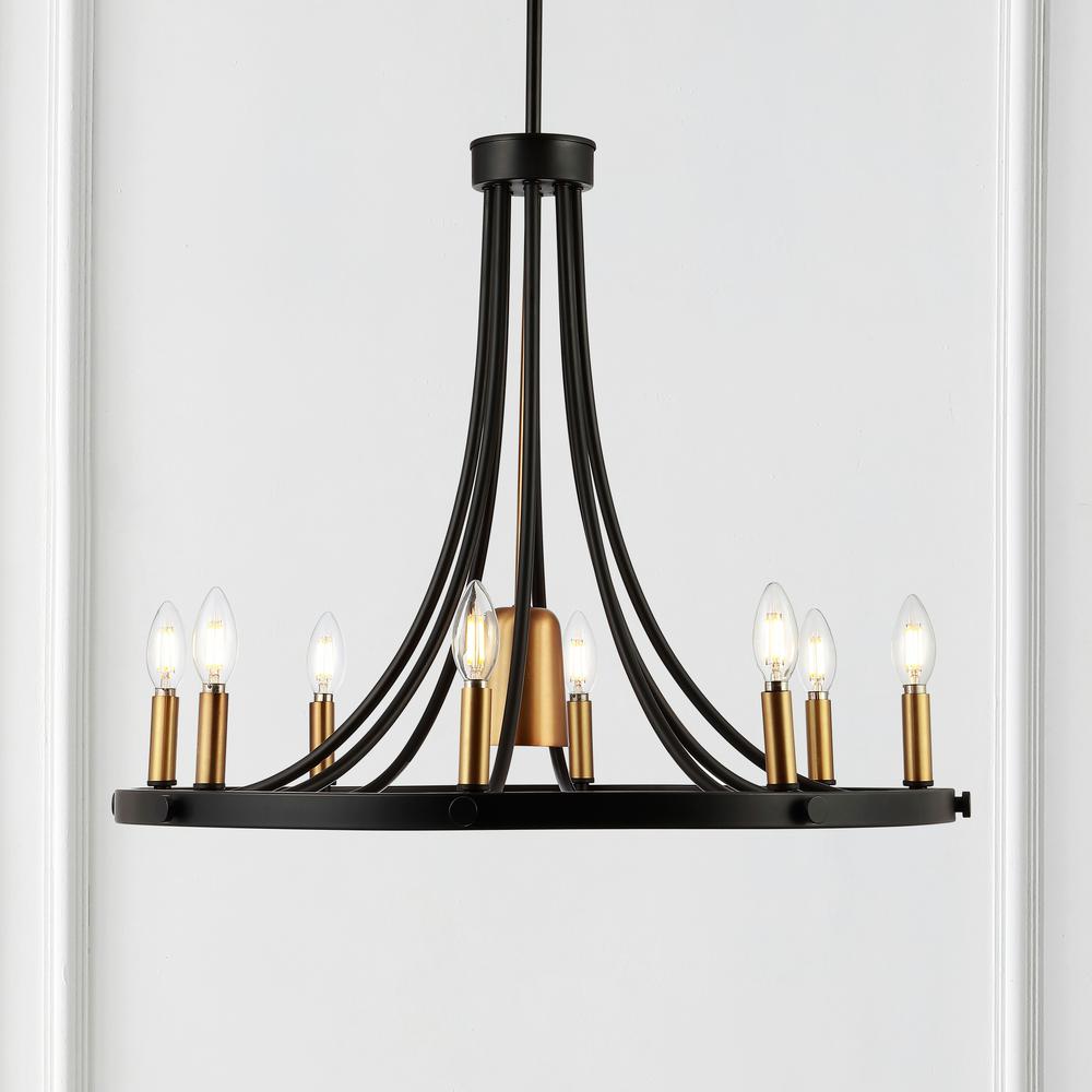 modern metal chandelier