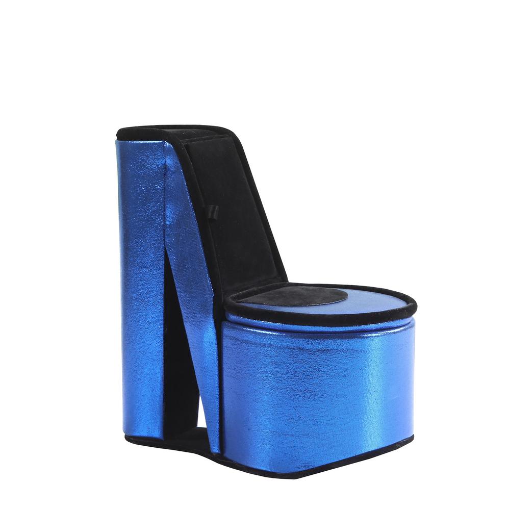 iridescent blue heels