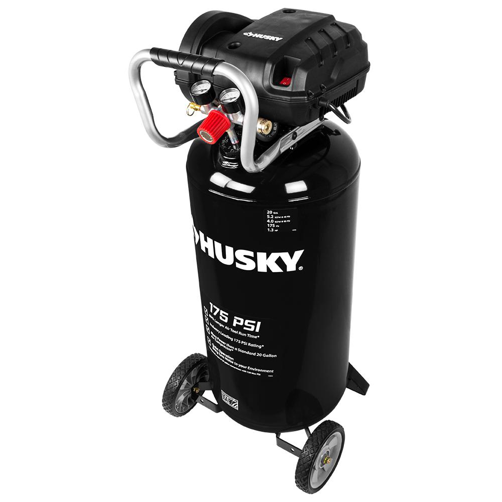 Husky 20 Gal. 175 PSI Portable Electric Air Compressor-C201H - The Home ...