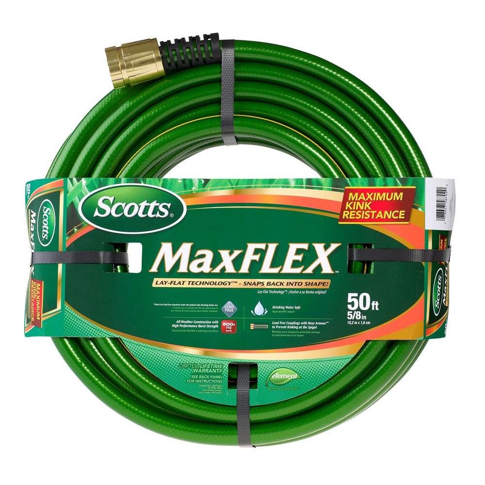UPC 078627587020 product image for Scotts Irrigation Systems MaxFlex 5/8 in. x 50 ft. Garden Hose SMF58050CC | upcitemdb.com
