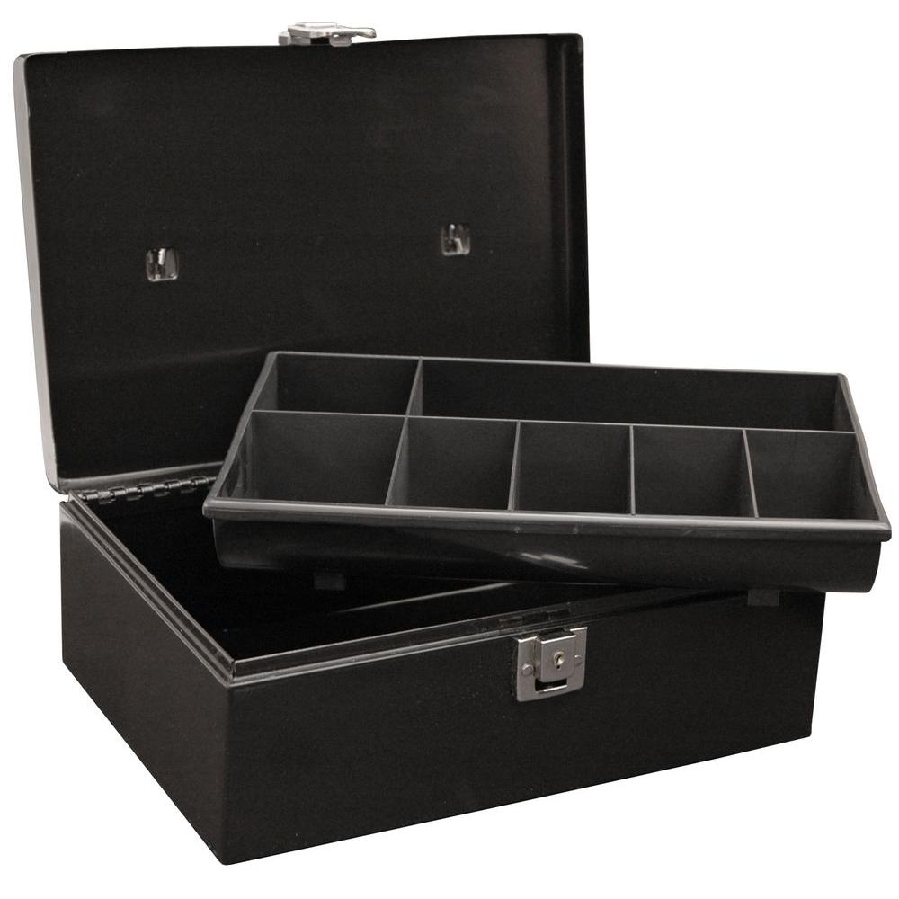 Master Lock Locking Cash Box With 7 Compartment Tray 7113d The - locking cash box with 7 compartment tray