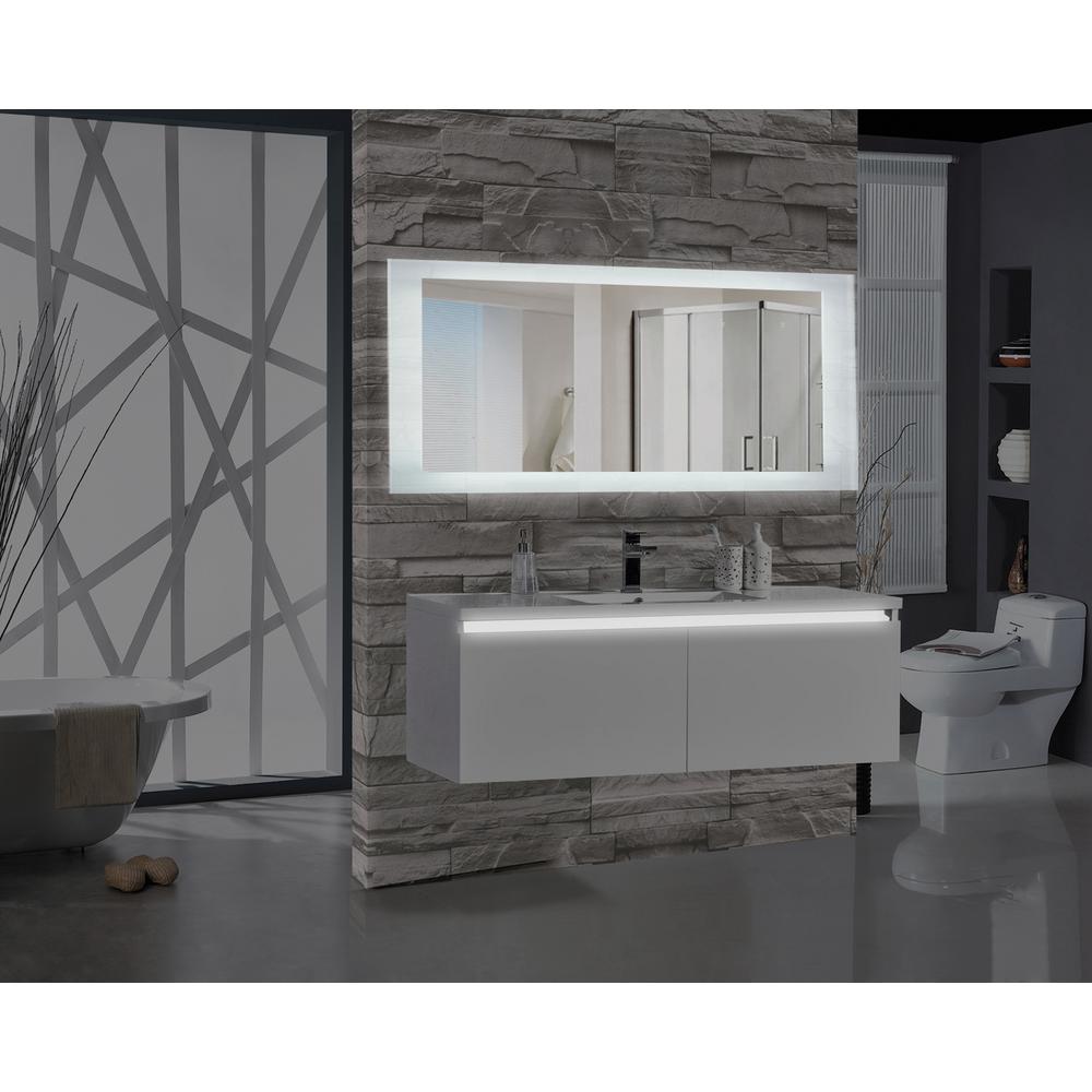 Mtd Vanities Encore 70 In W X 27 H Rectangular Led Illuminated Bathroom Mirror Mtd Vanities Encore 70 In W X 27 H Rectangular Led Illuminated Bathroom Mirror