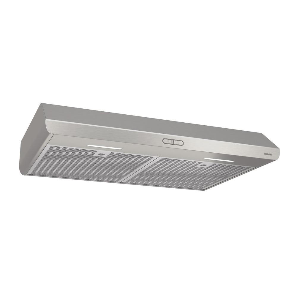 BroanNuTone Mantra 30 in. Convertible Under Range Hood with