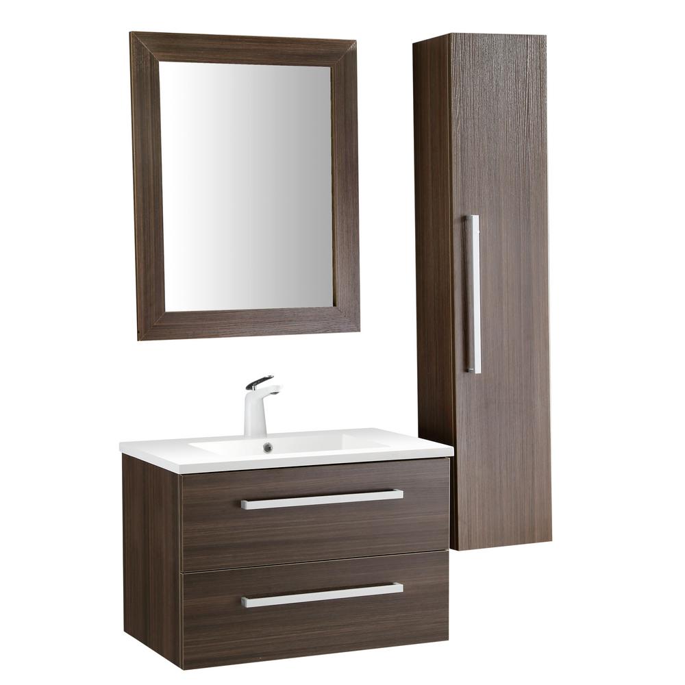29 31 In Clearance Vanities With Tops Bathroom The H Bath Vanity In Rich Brown With