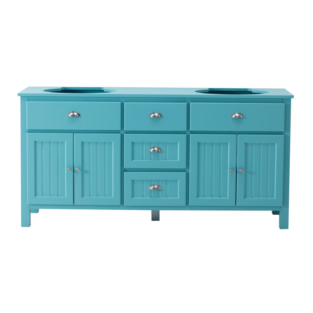 Blue Bathroom Vanities Bath The Home Depot