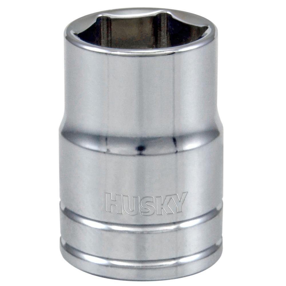 Husky 3/8 in. Drive 7/16 in. 6Point SAE Standard SocketH3D6P716 The