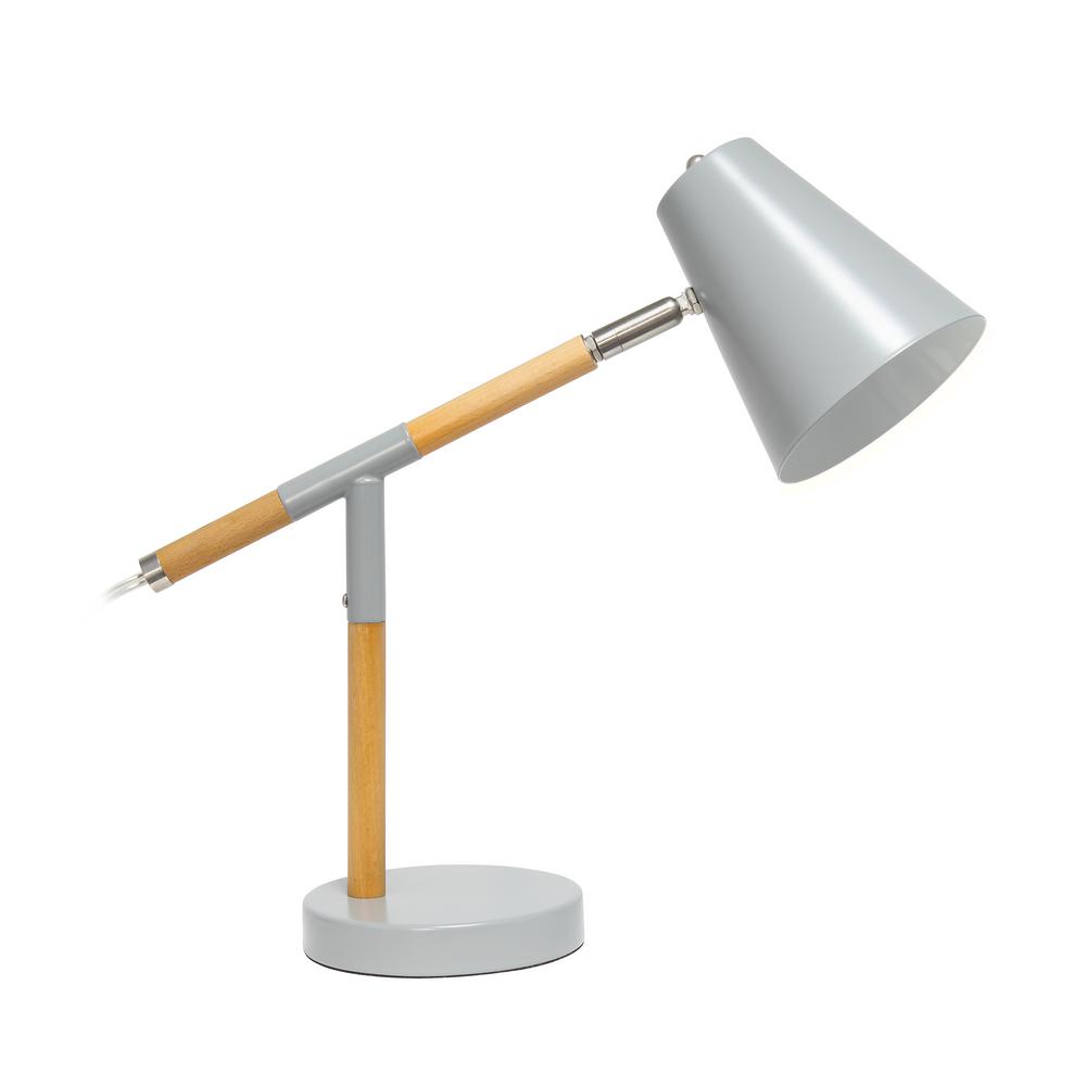 gray desk lamp