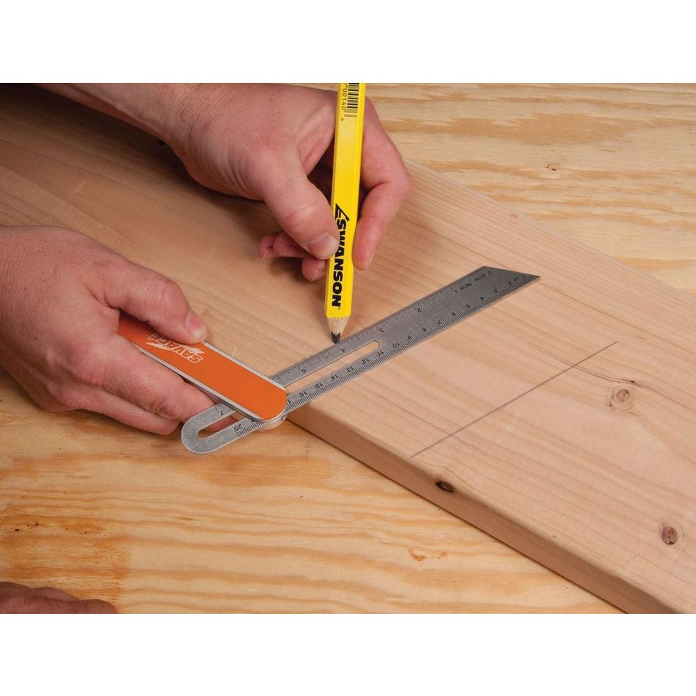 Metal Knob TBevel 9" Carpenter Squares Marking Layout Steel Rust