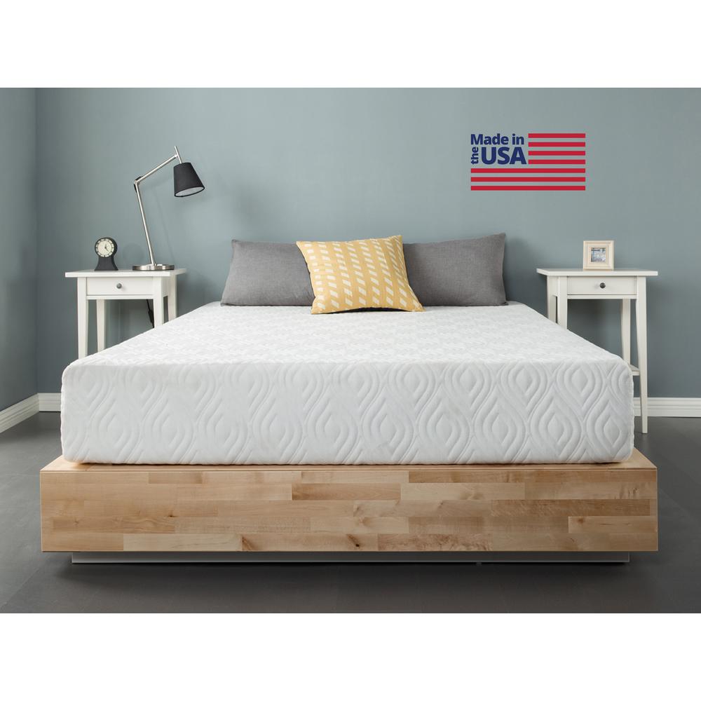 Zinus Inc Liberty 10 in. Queen Gel Memory Foam Mattress-HD ...