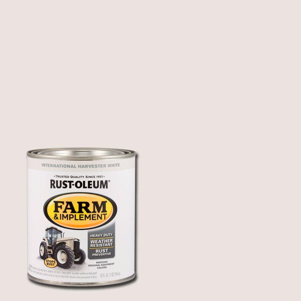 RustOleum 1 qt. Farm & Implement International Harvester White Enamel Paint (2Pack)280160
