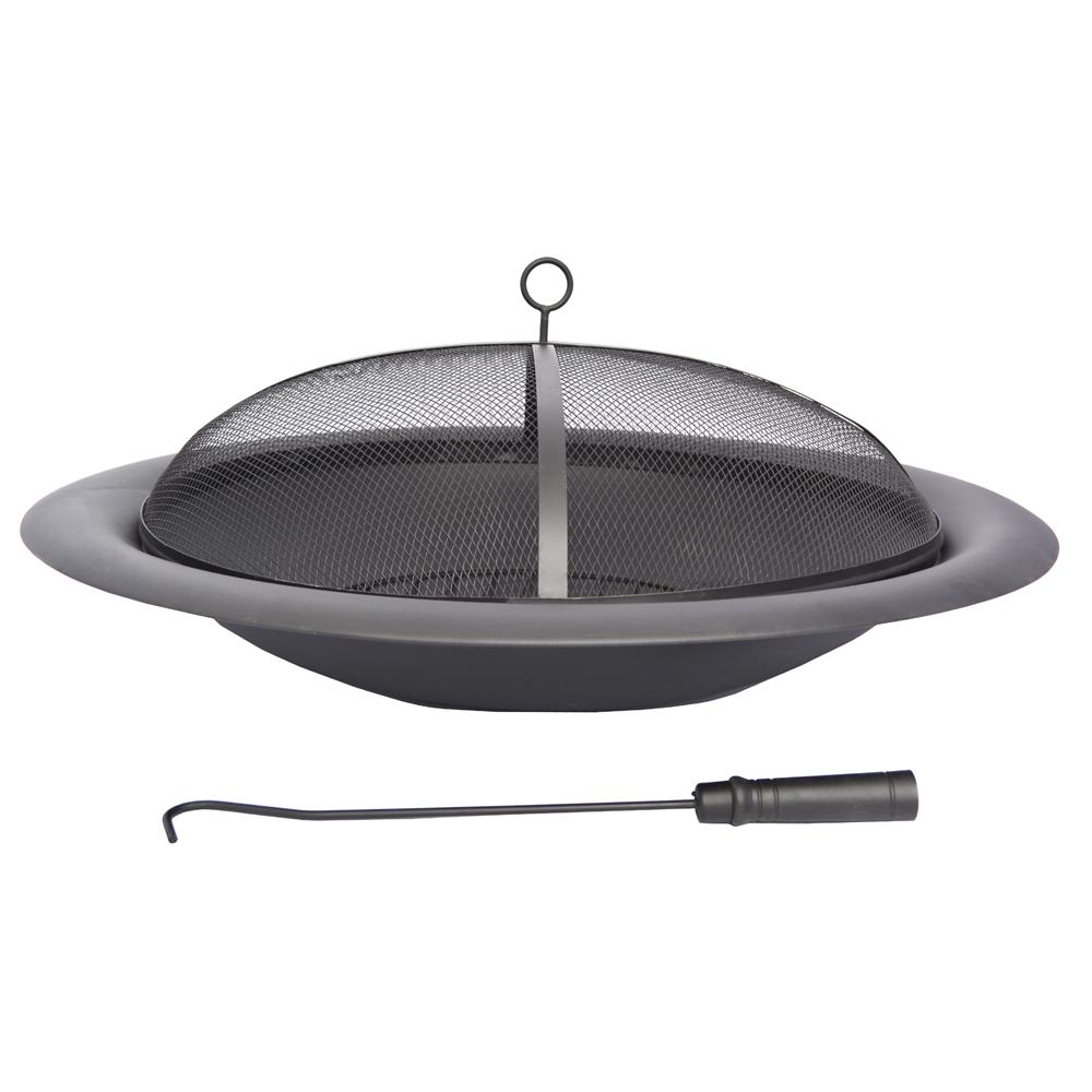 Unbranded 35 in. Round Metal Fire Pit Insert-DS-16905 ...
