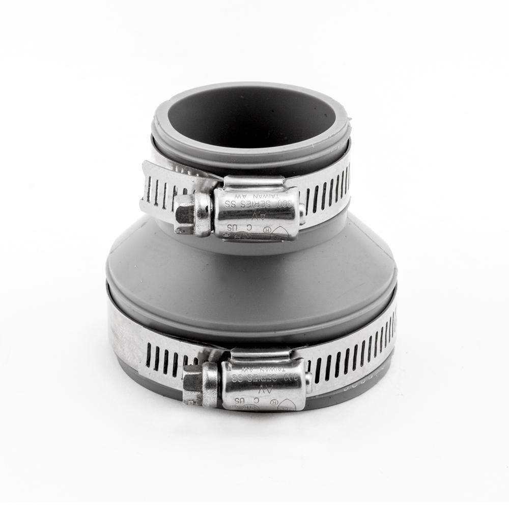 2 in. Service Weight Cast Iron x 11/2 in. Sch. 40 PVC Compression DonutP22U139 The Home Depot