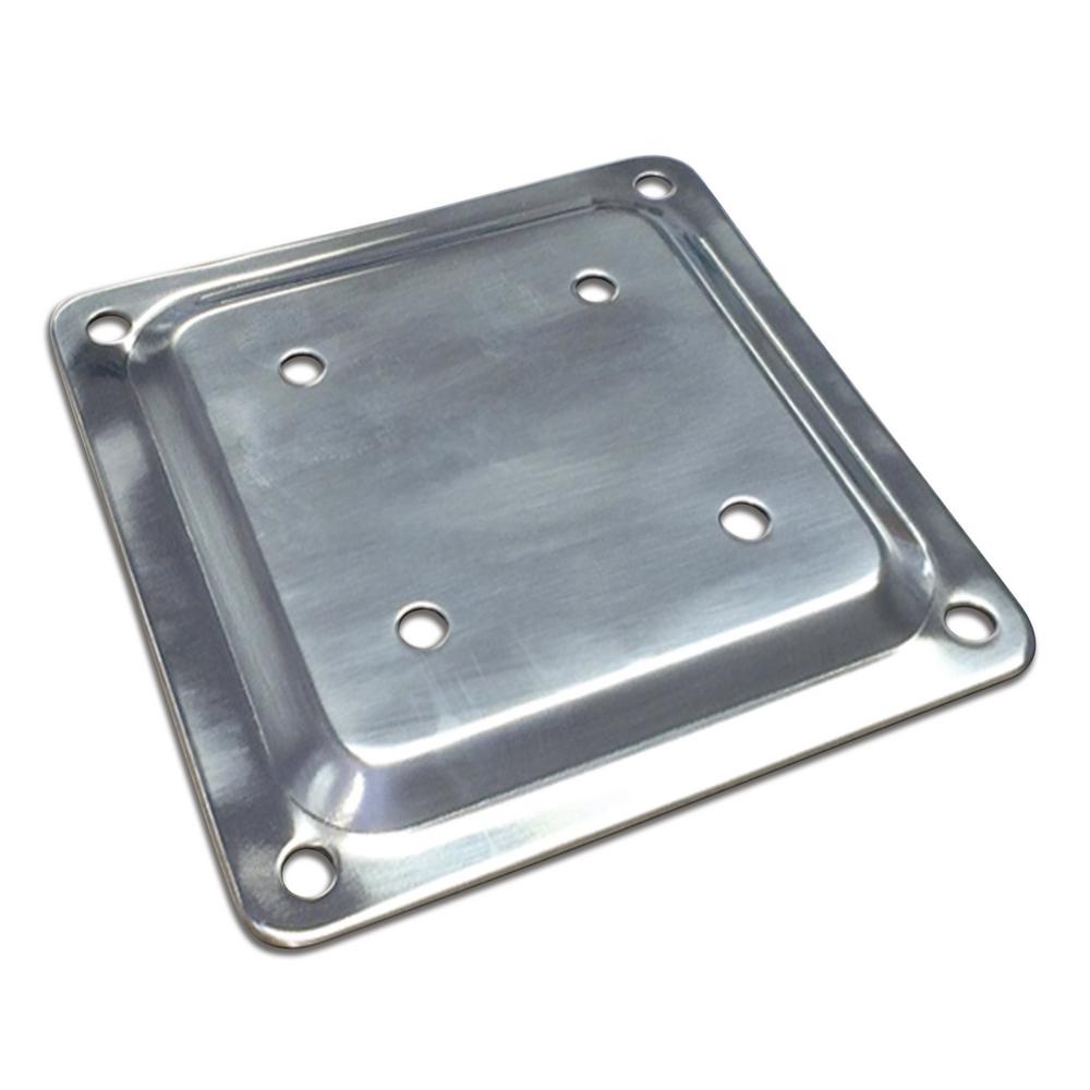 Pylex Fixplak 44 Decking Base Plate Stainless Steel (Pack of 10 Units
