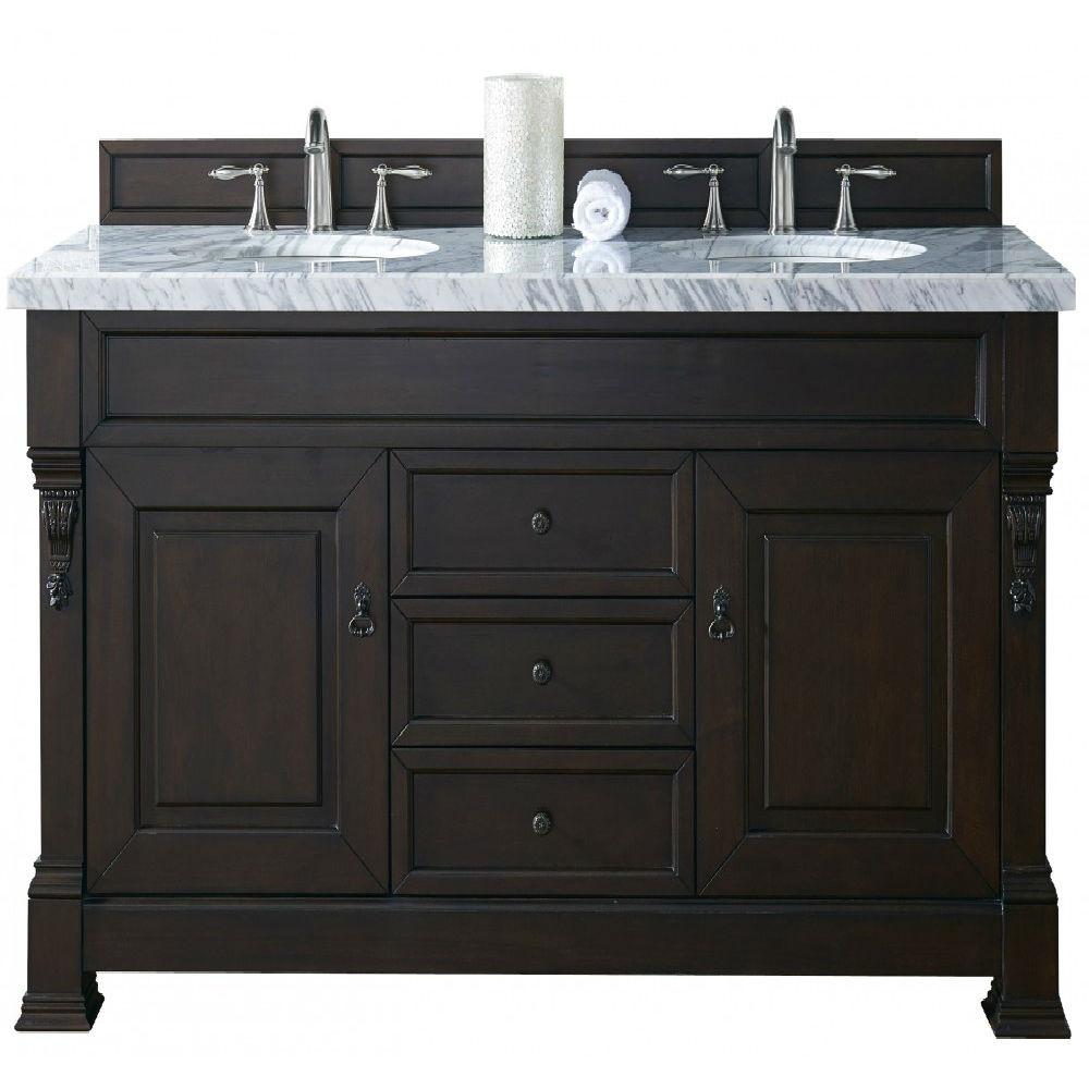 James Martin Signature Vanities Brookfield 60 in. W Double Vanity in