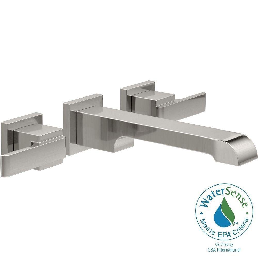 Delta Ara 8 in. Widespread 2Handle Bathroom Faucet Trim Kit in