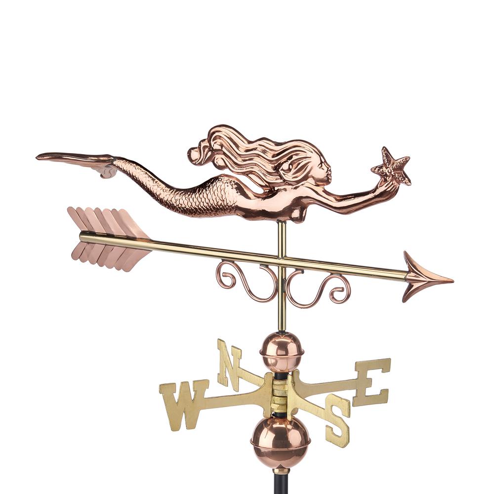 Good Directions Pure Copper Little Mermaid Weathervane1978P The Home