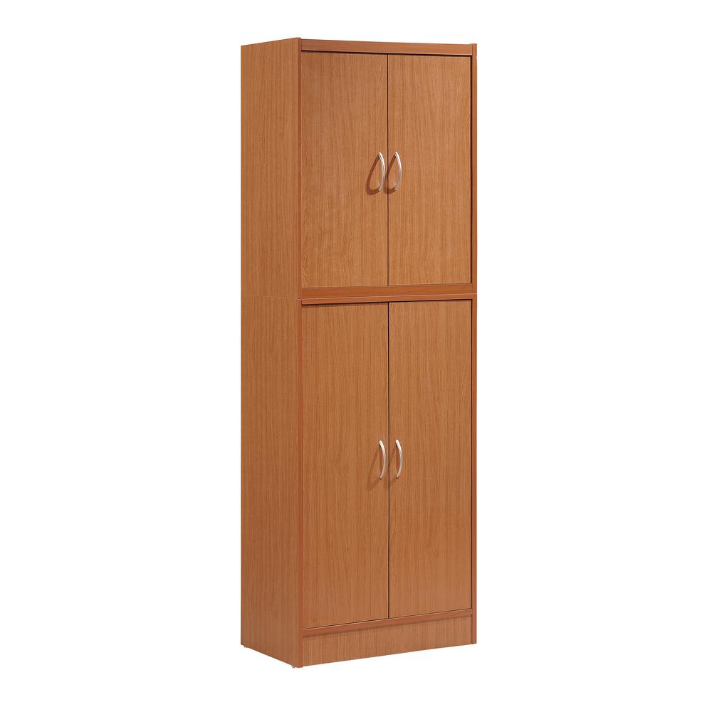 Hodedah China Cabinet Cherry With Microwave Shelf Hikf96 Hodedah China Cabinet Cherry With Microwave Shelf Hikf96 The Home Depot