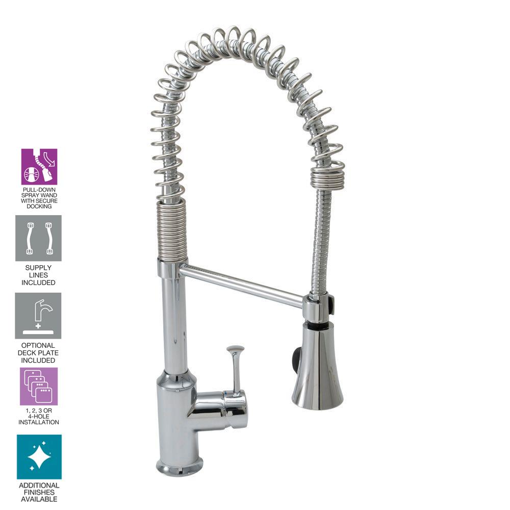 American Standard Pekoe Semi Professional Single Handle Pull Down
