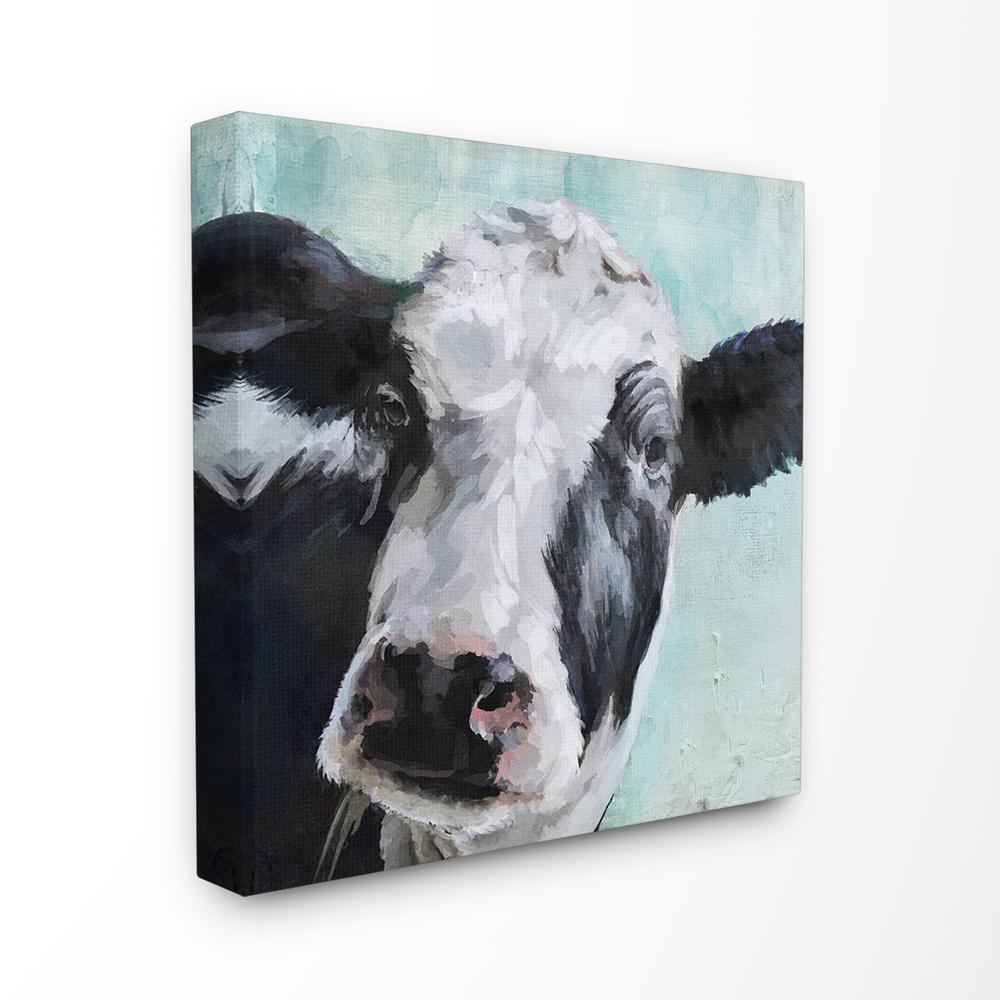 The Stupell Home Decor Collection 24 In X 24 In Gentle Farm Cow