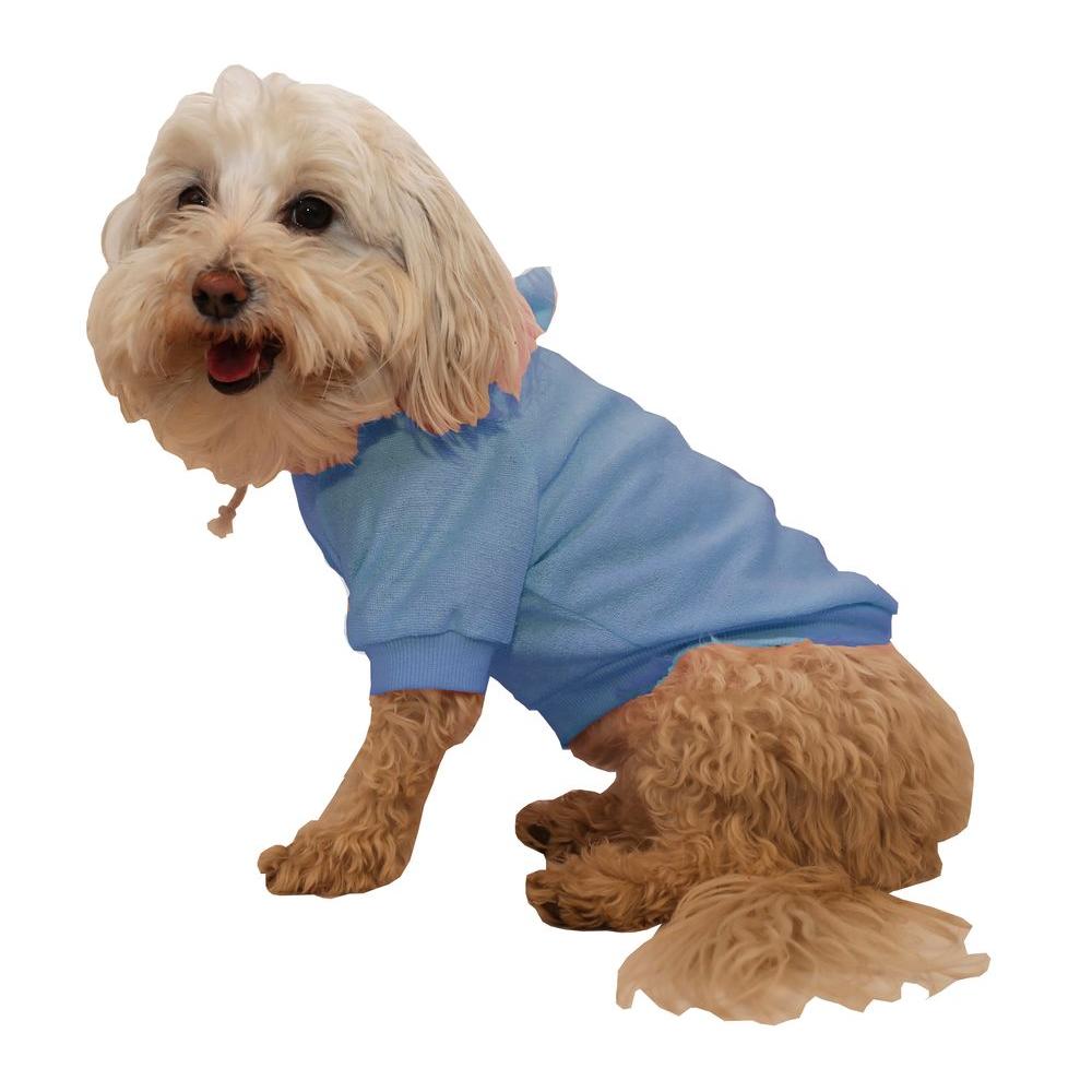 Touchdog Hampton Beach Designer Ultra Soft Sand-Blasted Cotton Pet Dog Hoodie Sweater