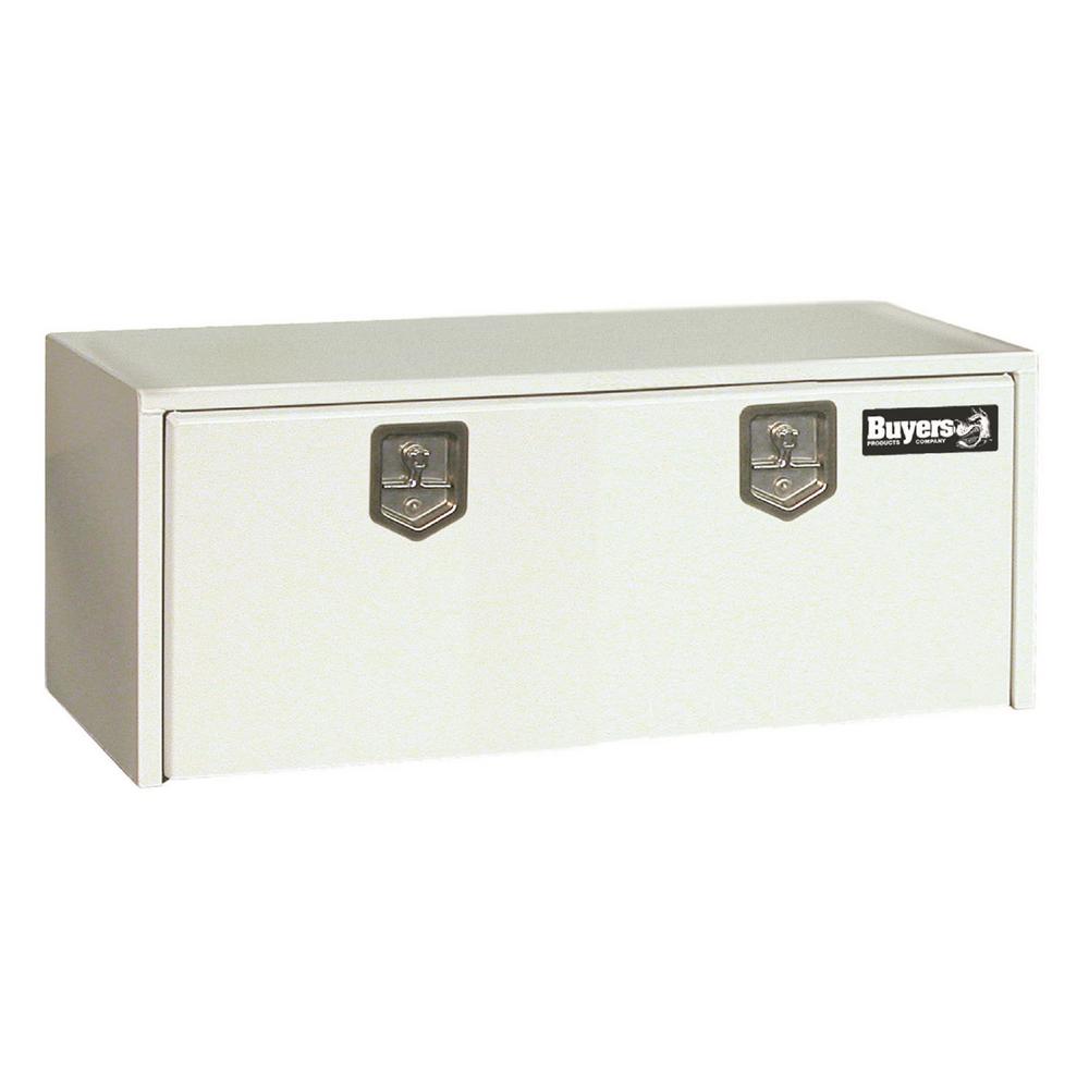 Buyers Products Company 48 in. White Steel Underbody Tool Box with T