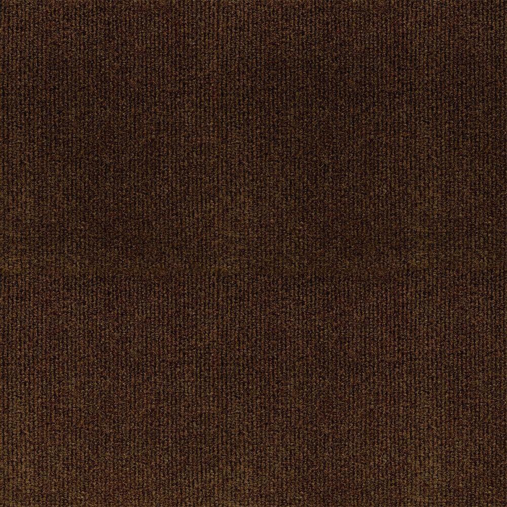 Foss Design Smart Mocha Rib Texture 18 in. x 18 in. Indoor/Outdoor