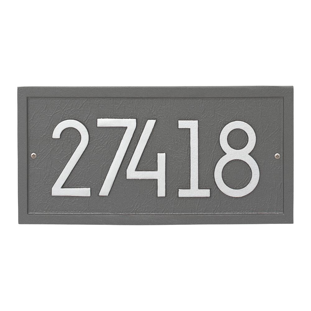Whitehall Products Rectangle Modern Personalized Rectangle Wall Plaque 3376ps The Home Depot