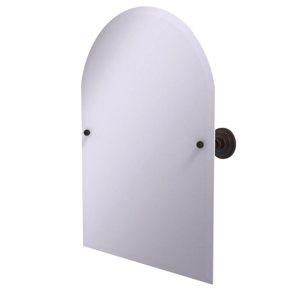 Allied Brass Prestige Skyline Collection Frameless Arched Top Tilt Skyline Collection Frameless Arched Top