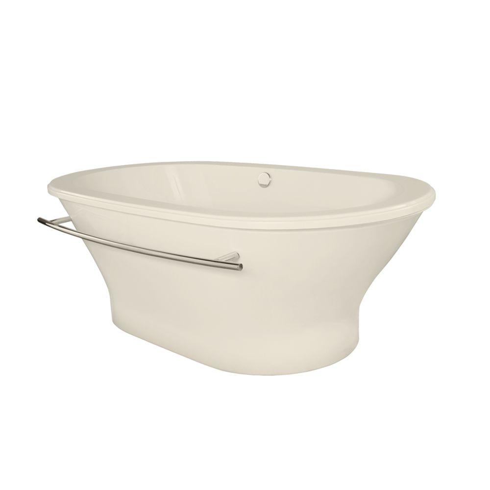 Hydro Systems Arlington 5.8 ft. Freestanding Air Bath Tub in Biscuit