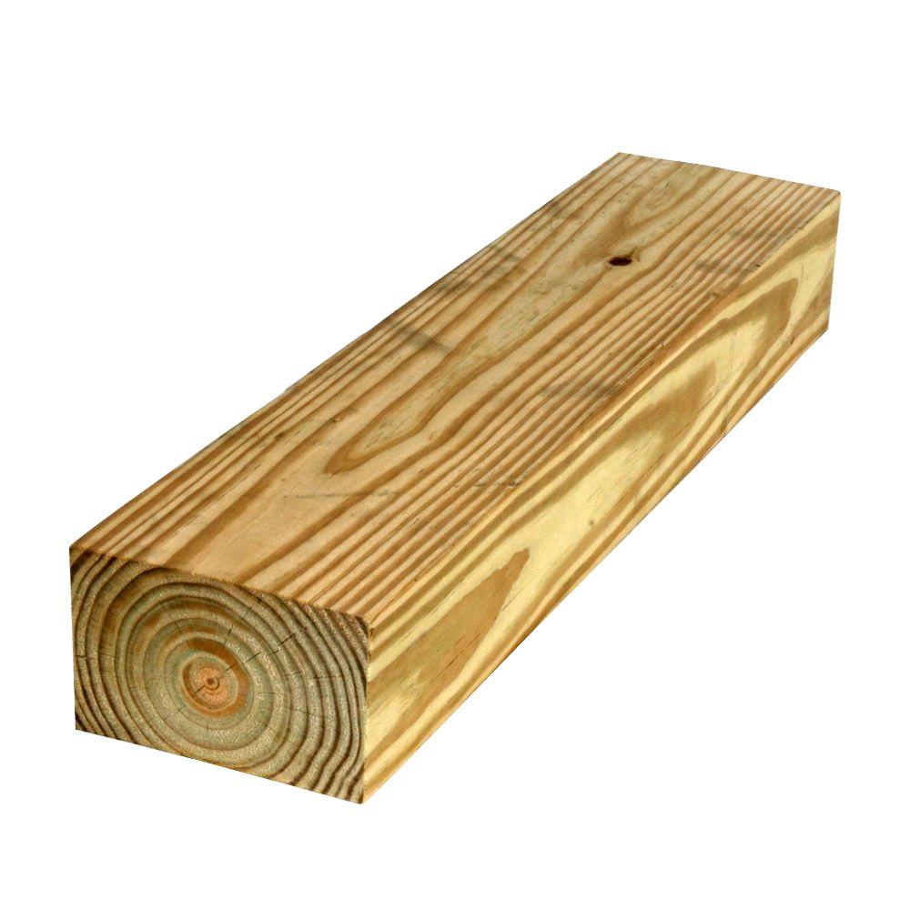 6 in. x 6 in. x 10 ft. Pressure-Treated Pine Lumber-6320254 - The ...