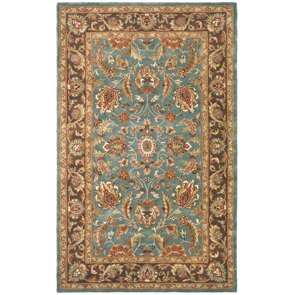 Safavieh Heritage Blue Brown 4 Ft X 6 Area Rug