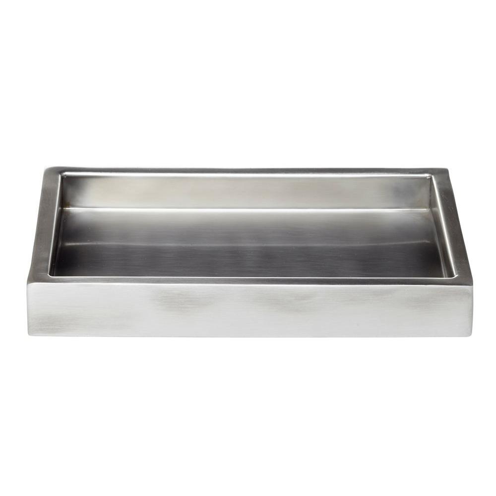 Roselli Trading Company Modern Satin 9 In Amenity Tray In