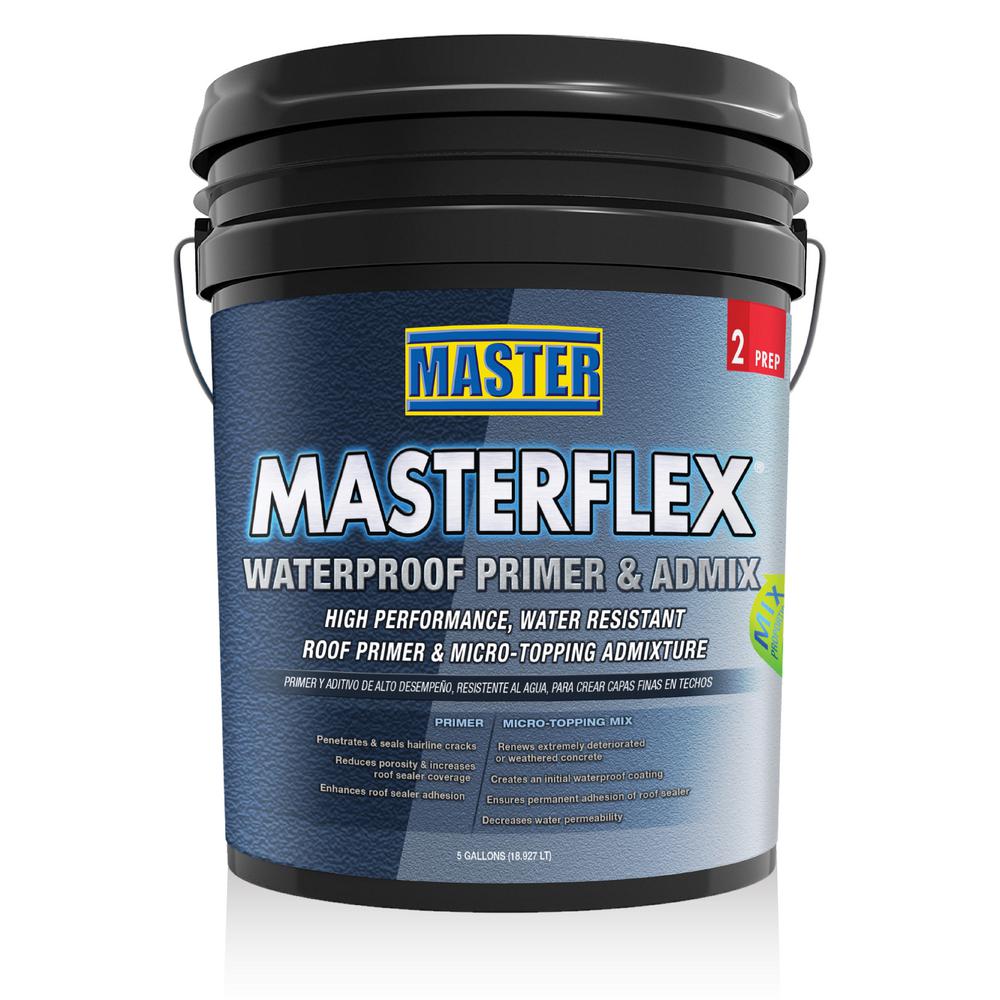 Master 5 Gal. Masterflex Waterproof Primer and Admix Roof Sealant