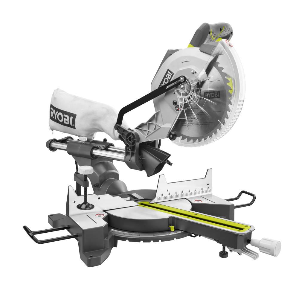 Ryobi Sliding Compound Miter Saw with LED