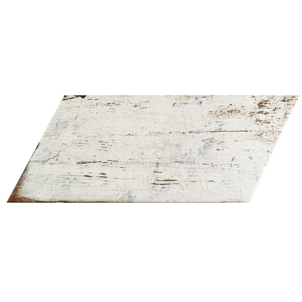 Merola Tile Retro Naveta Blanc 7 1 8 In X 16 3 Porcelain Floor And Wall 11 07 Sq Ft Case Fnurtnbl The Home Depot Merola Tile Retro Naveta Blanc 7 1 8 In