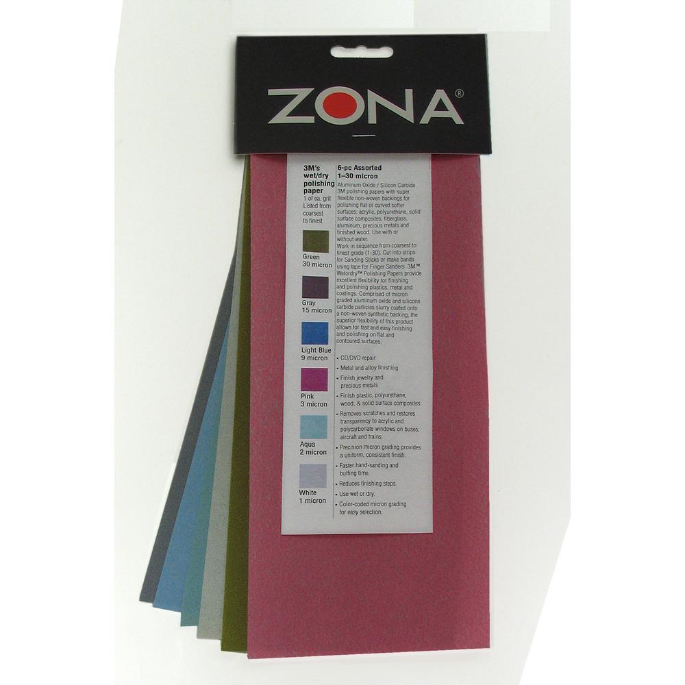 11 in. L x 81/2 in. W x 3M Wet/Dry Micron Graded Polishing Paper