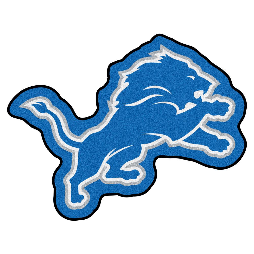 FANMATS NFL - Detroit Lions Mascot Mat 