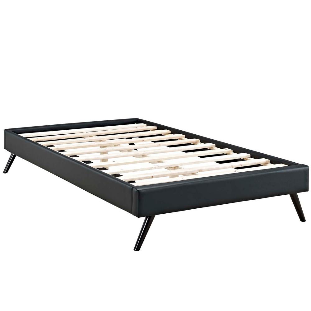 Zinus Epic Metal and Wood Blue Twin Platform Bed FrameHDHBPBE14T The Home Depot