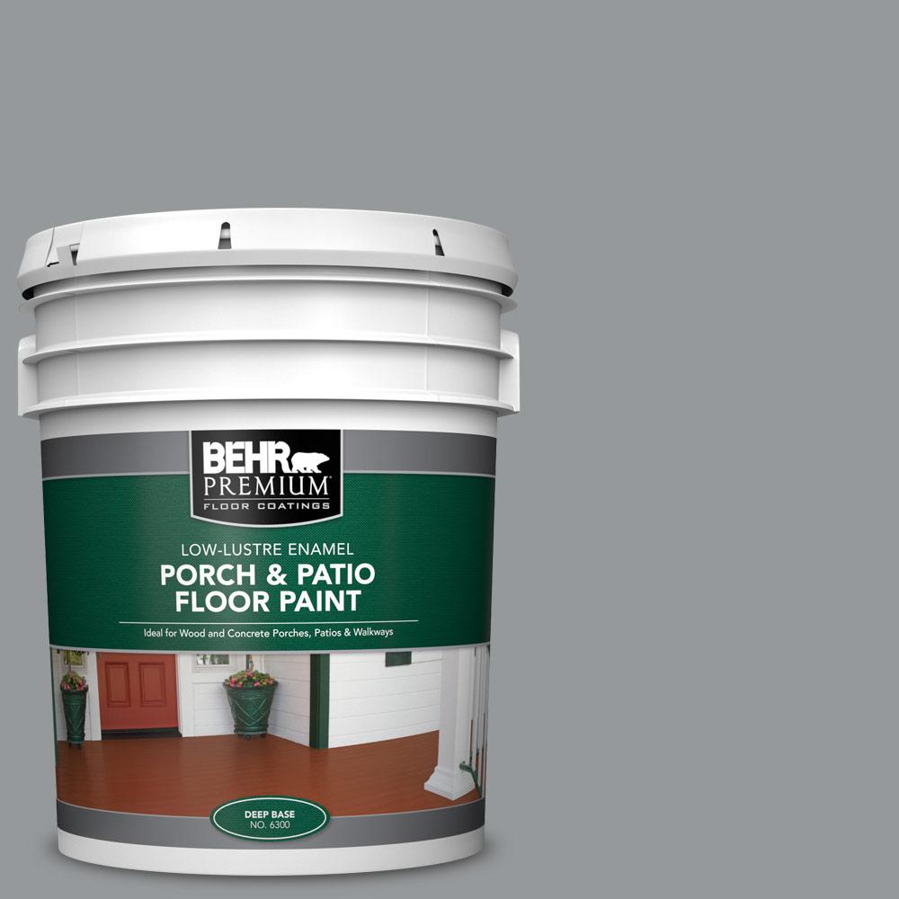 BEHR Premium 5 gal. #MS-82 Cobblestone Grey Low-Lustre Interior ...