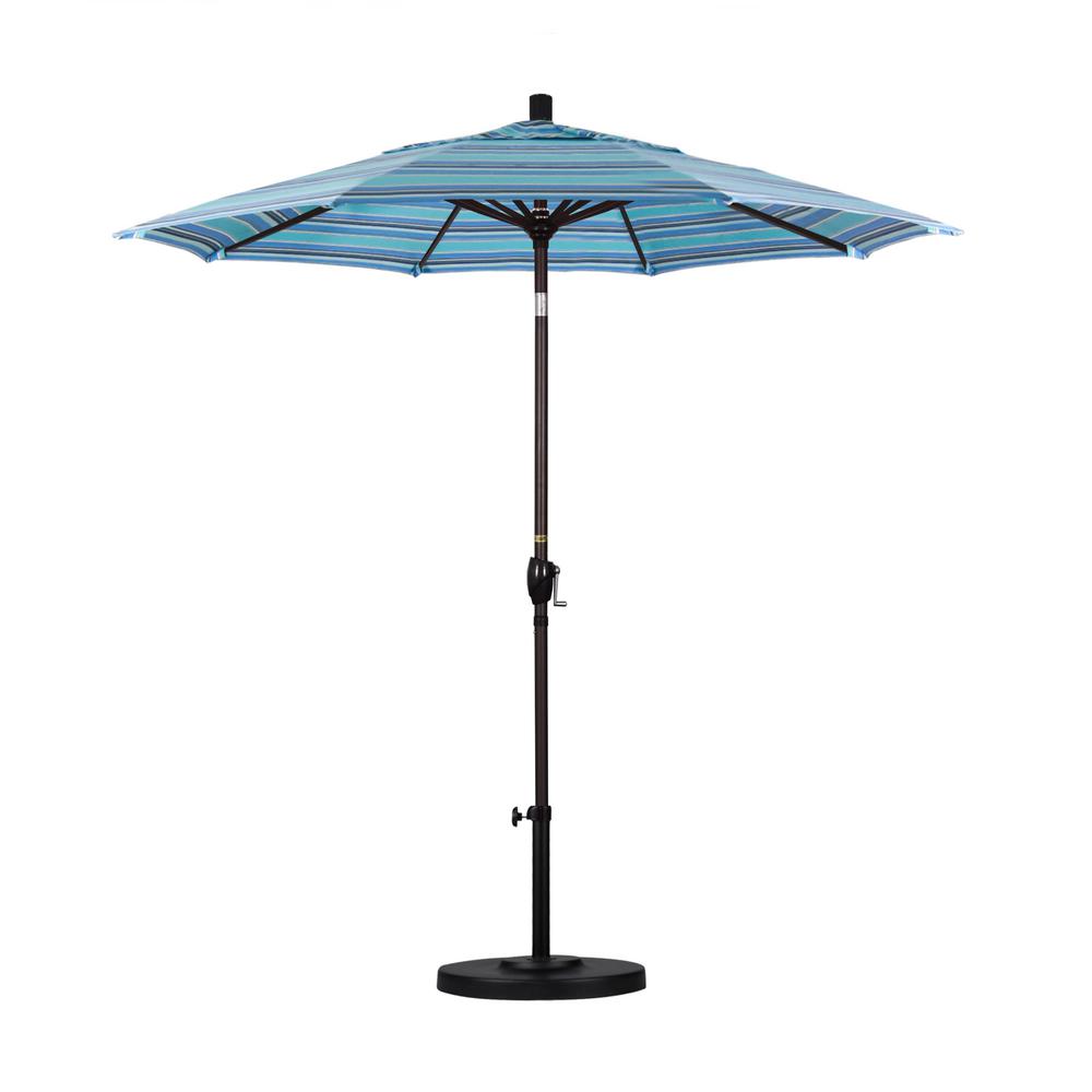 Multi Colored Patio Umbrellas Patio Furniture The Home Depot