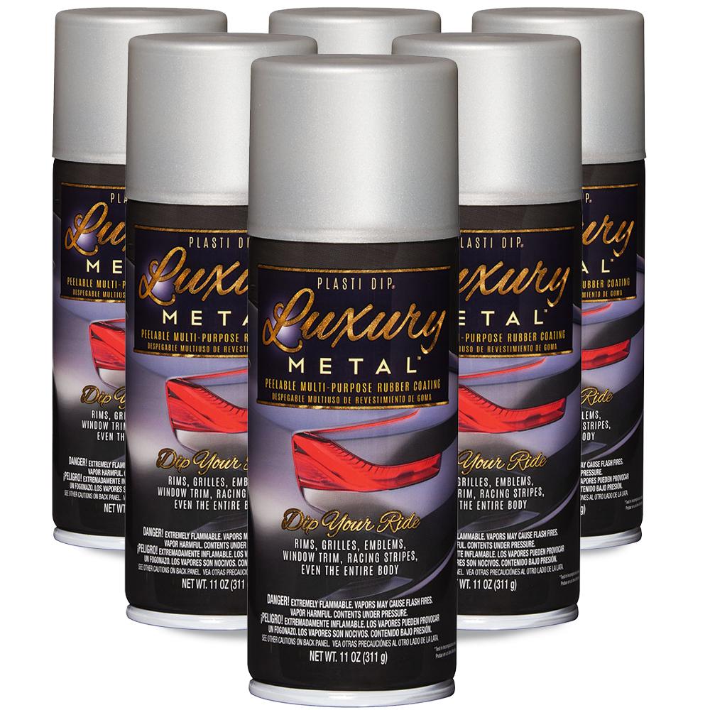 Plasti Dip 11 oz. Luxury Metal Satin White Aluminum Spray Paint (6pack)113516 The Home Depot