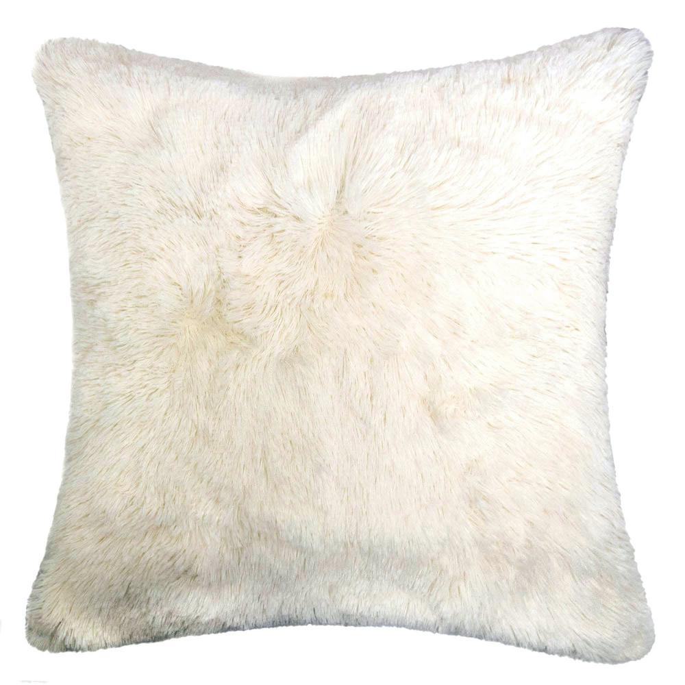 Furniture Of America Shaggy White Decorative Pillow Set Of 2 Idf