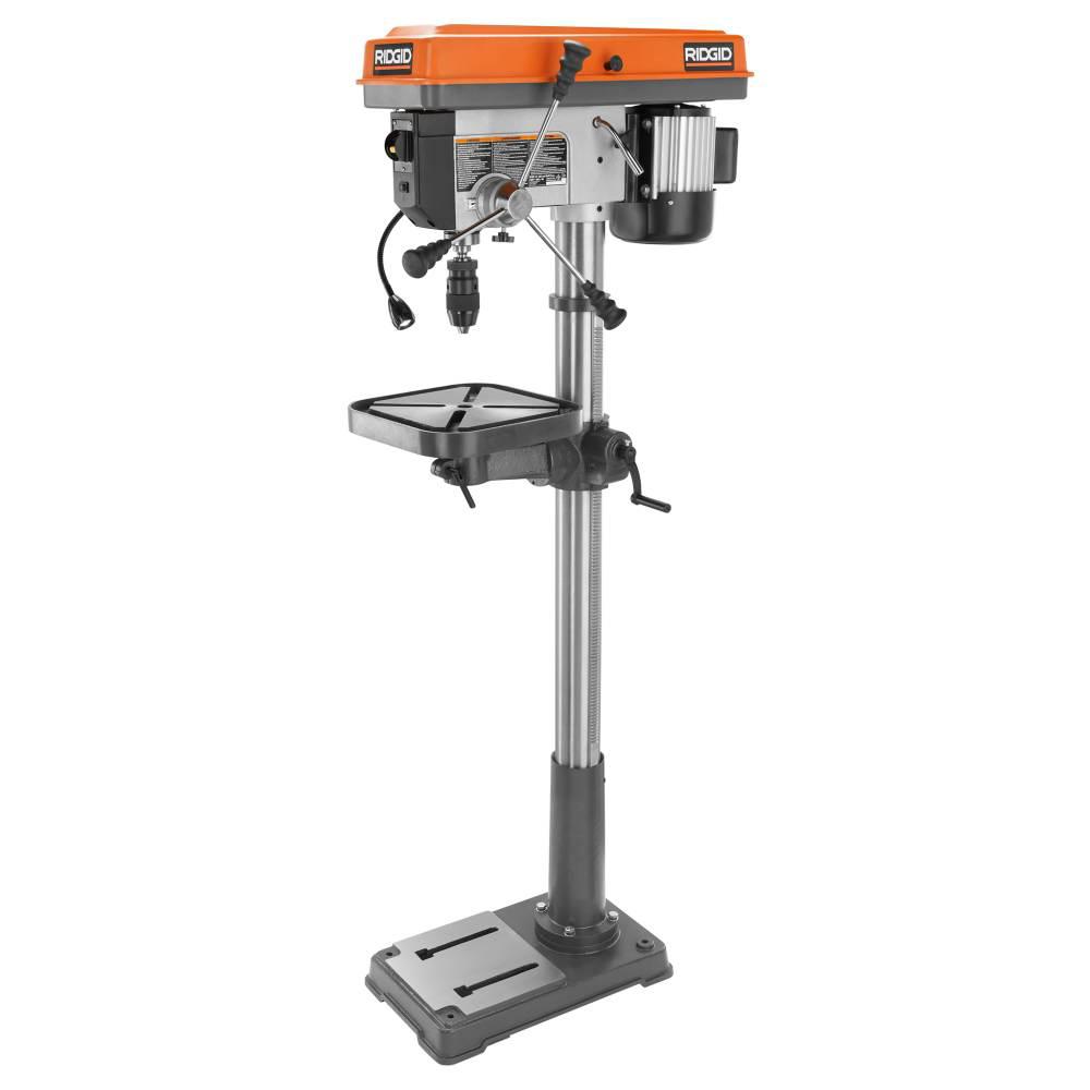 Ridgid 15 In Drill Press With Led R1500 The Home Depot