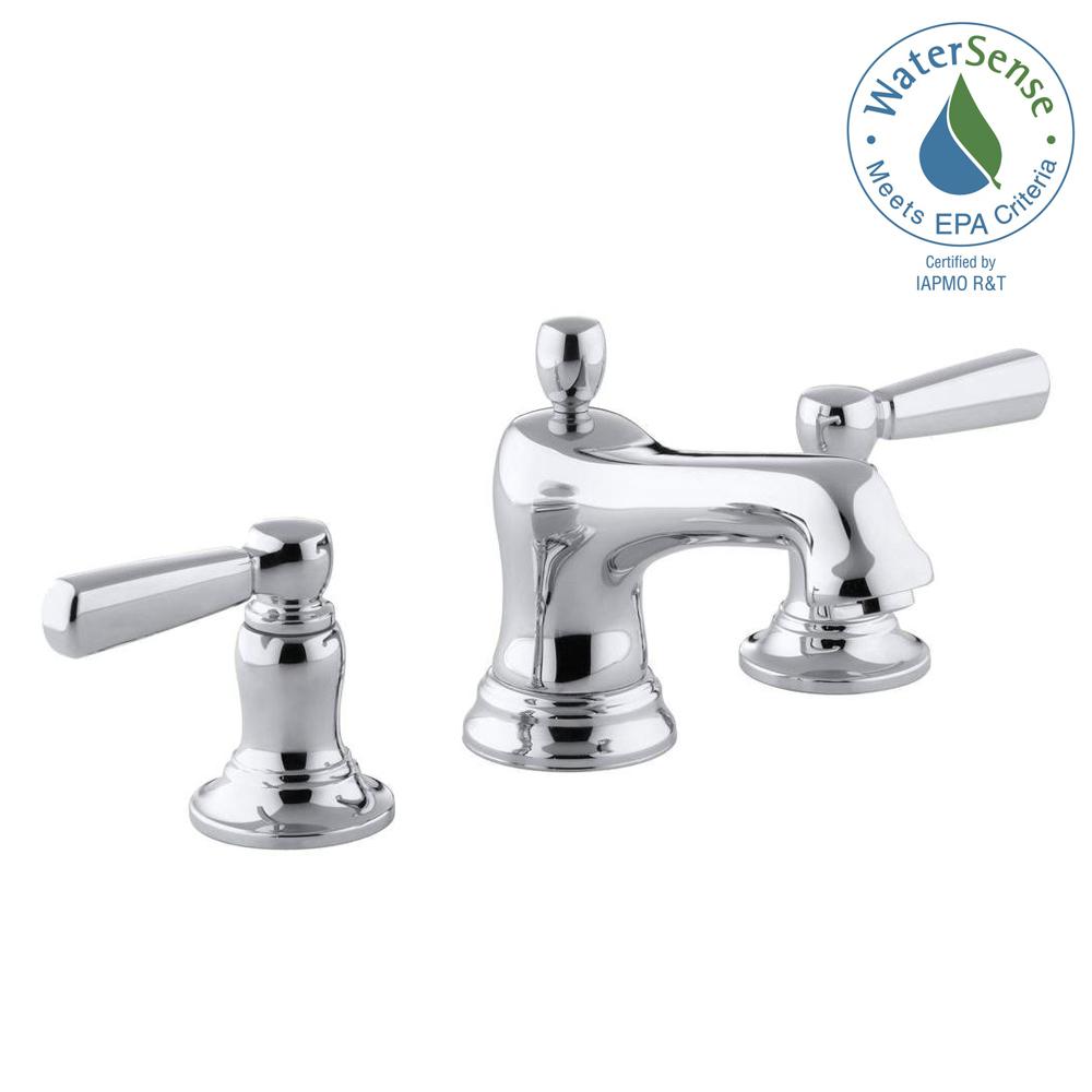 Kohler Bancroft 8 In Widespread 2 Handle Low Arc Bathroom Faucet