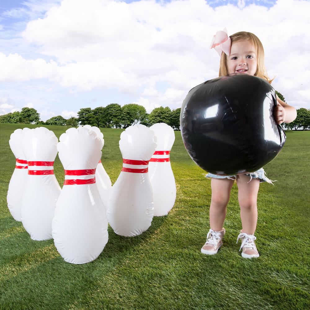 giant outdoor bowling set