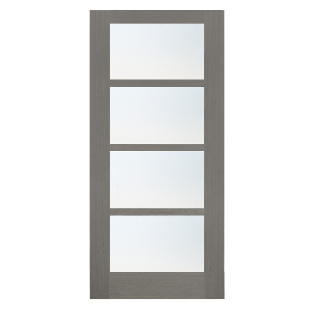 36 X 84 Gray Decorative Interior Closet Doors
