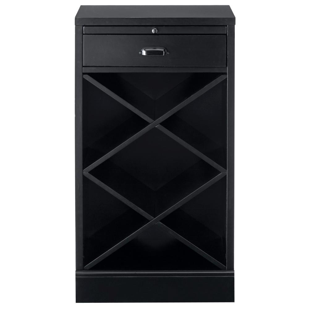Home Decorators Collection Quentin Black Modular Bar Base With Wine Home Decorators Collection Quentin Black Modular Bar Base With Wine Rack