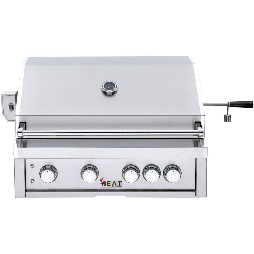 Cambridge 32 in. 4Burner BuiltIn Liquid Propane Gas Grill in Stainless Steel with 1 Infrared