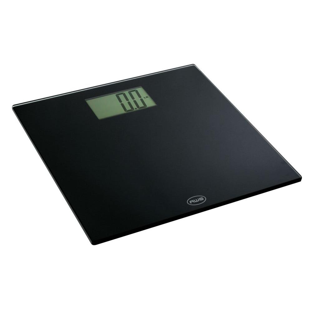 American Weigh Scales Digital Bathroom Scale in Black-OM-200 - The Home ...